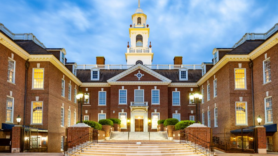 Legislative Hall In Dover, Delaware