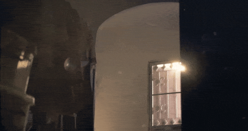 Sunrise Shine Into House With Dust Float Around