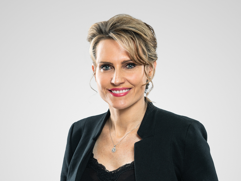 Vanessa Molloy Harneys front portrait image on a grey background