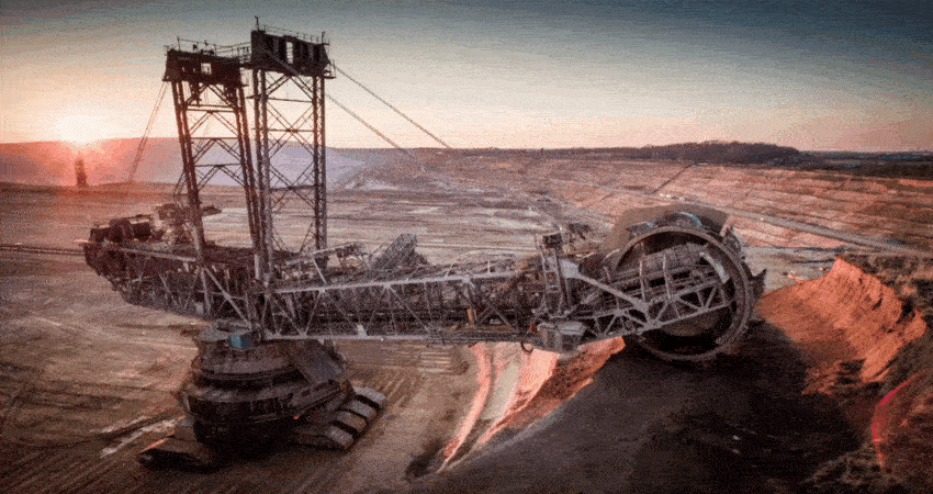 Coal Mining, Lignite Surface Mine